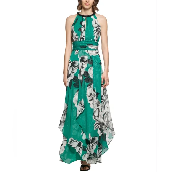 20 maxi dress El Corazon High Halterneck Maxi Dress White